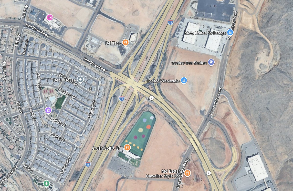 FullSpeedNoLoad's tweet photo. @jandreini1 https://t.co/Pr5s5lAW4Z Saw this Costco on a map a couple days ago, not sure if the Costco is there yet.  Street view images are from a year ago.  St. George, UT https://t.co/gpmPamxVfR