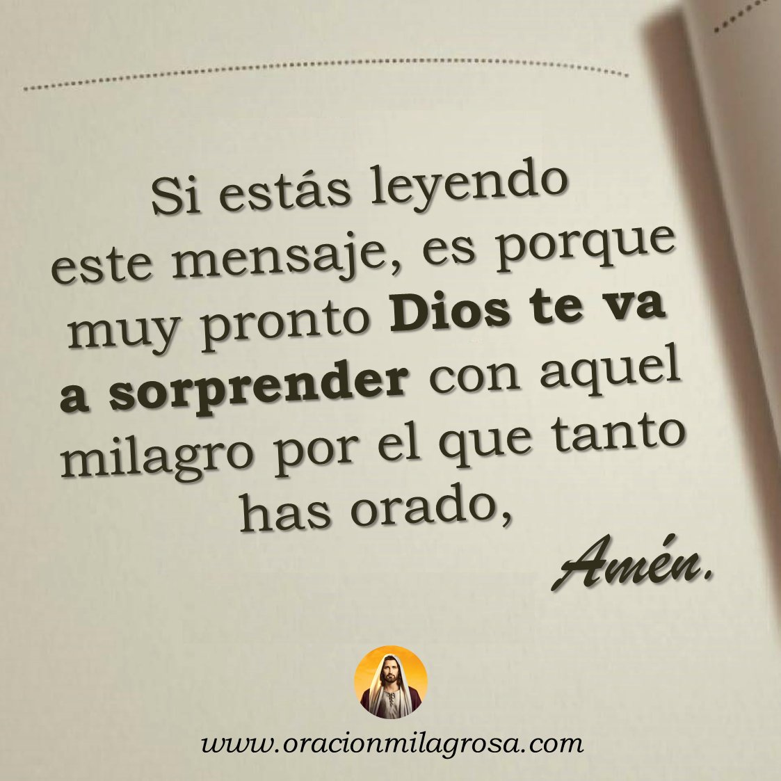 oracion_milagro's tweet photo. Gracias Dios por tu amor y tus promesas 🙏 https://t.co/RtRidOUs7J