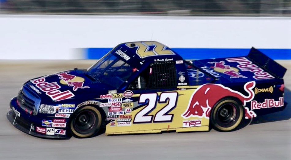 LegendsNascar's tweet photo. Scott Speed won the 2008 AAA Insurance 200 at Dover 18 years ago today. 🏁 

It was his first career @NASCAR_Trucks win.      

#FirstTimeWinner 🏁 @scottspeed https://t.co/svmGzXMsR1