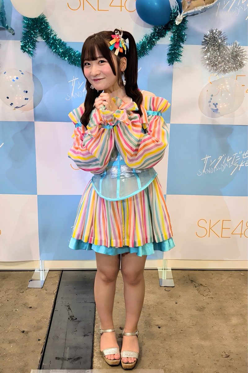 かえにゃん最後の特典会🥲 朝から可愛くて元気いっぱい！✨✨ #SKE48の