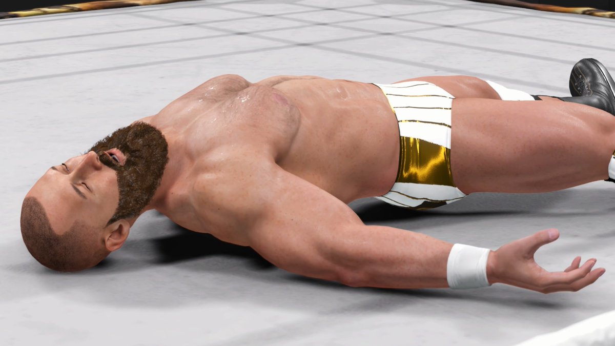 mpwf2013's tweet photo. Hold on a minute! Ryan Sparxx attacks Chris Champ after the show and Brainbusters him on the top turnbuckle! Ryan sends the message that he wants to be the CAW World Heavyweight Champion! #WWE2K26 https://t.co/LRN98Zkb0E