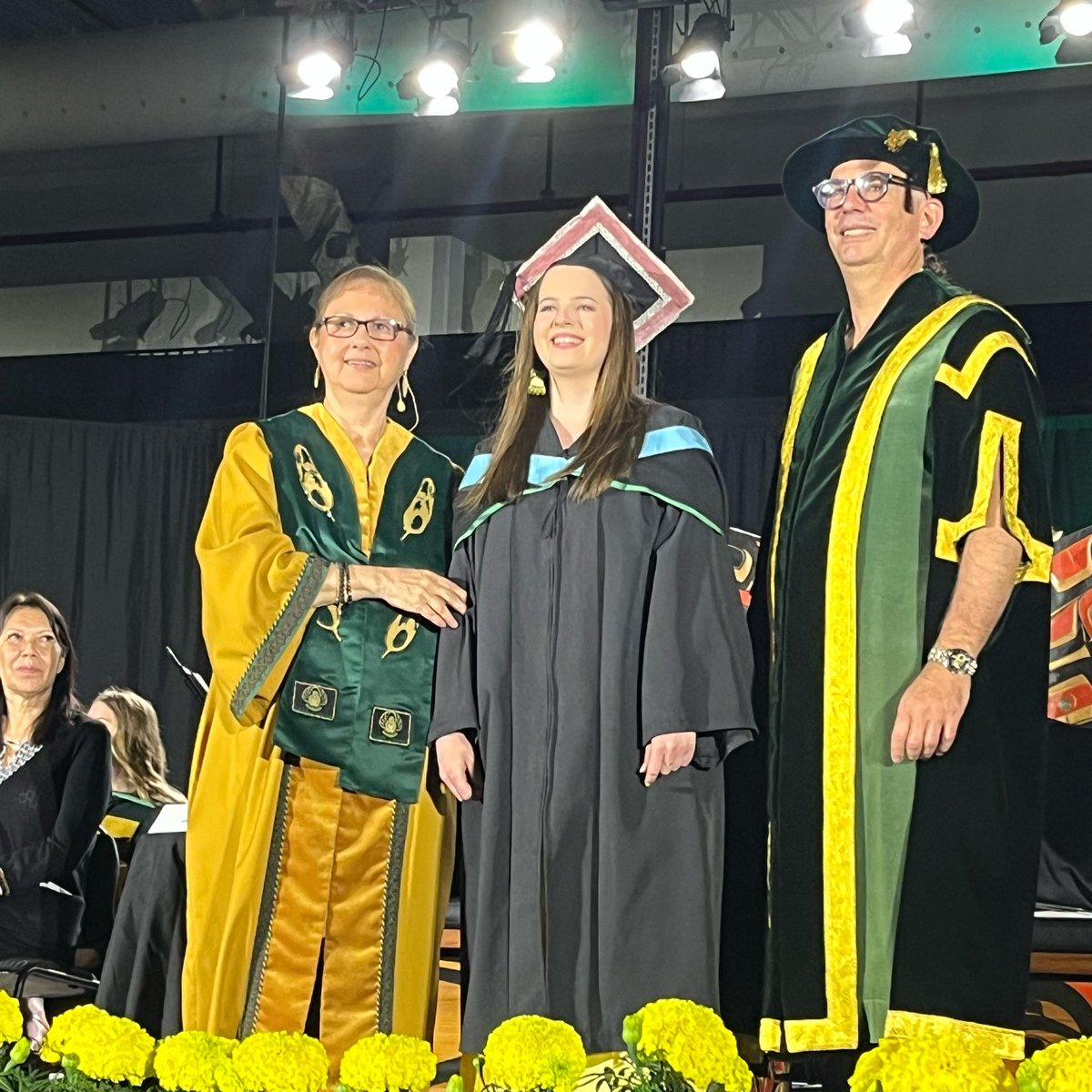 EducationUnbc's tweet photo. Post 4. A few pics crossing the stage. #UNBCED #GRAD2026 #convocation 🎓🎉🙌 https://t.co/sgGOHrgKWC