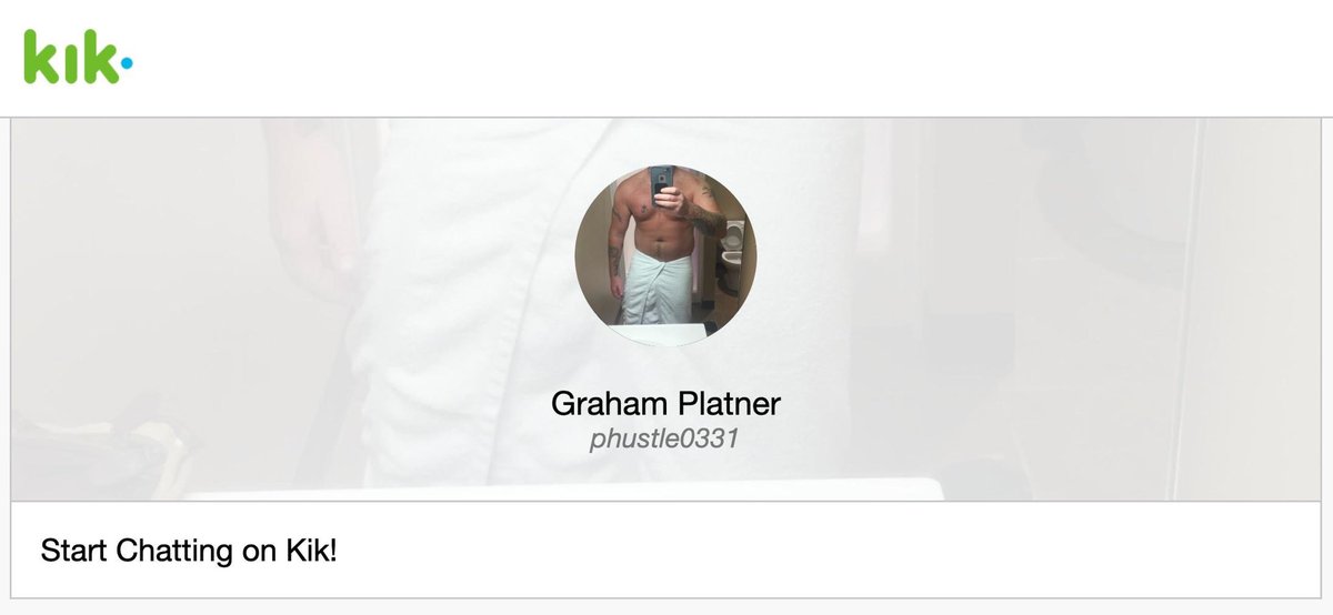 DarkBrandonDNC's tweet photo. it's real. Here is Graham Platner’s active profile on Kik, a “predators paradise” app known as a hotbed for child pornography, kidnapping, and sexual abuse.
#TRUMP #MAGA #HATES #NAZIS #KKK #RACIST @adamcarolla

Full story @realDailyWire from @TimRiceDC: https://t.co/ieC4sR9xkK… https://t.co/1VWxPT2321