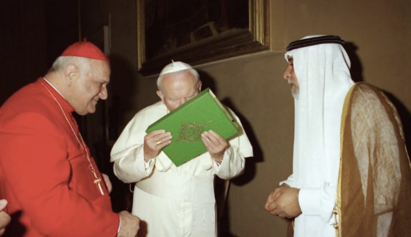 biblecia's tweet photo. I'm not sure who these folks are or where they are, but I guess you'd prefer we have someone walk up on a stage and light a candle with other faith leaders like your pope just did? Maybe bow down and kiss a Qur'an and say Muslims worship our God again? 

Or maybe we should bless some homosexuals? Not their marriages, but just them as they stand before a priest having perhaps that morning committed homosexual acts, but we shouldn't condone that, just bless them cuz that'll not confuse anyone except our own bishops who'll see it as satanic. I'm done.