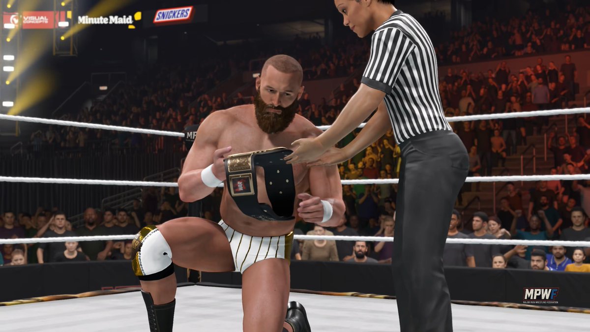 mpwf2013's tweet photo. Destiny has been fulfilled! The new CAW World Heavyweight Champion will be now known as Chris "World" Champ! #WWE2K26 https://t.co/RLLuMHxRop