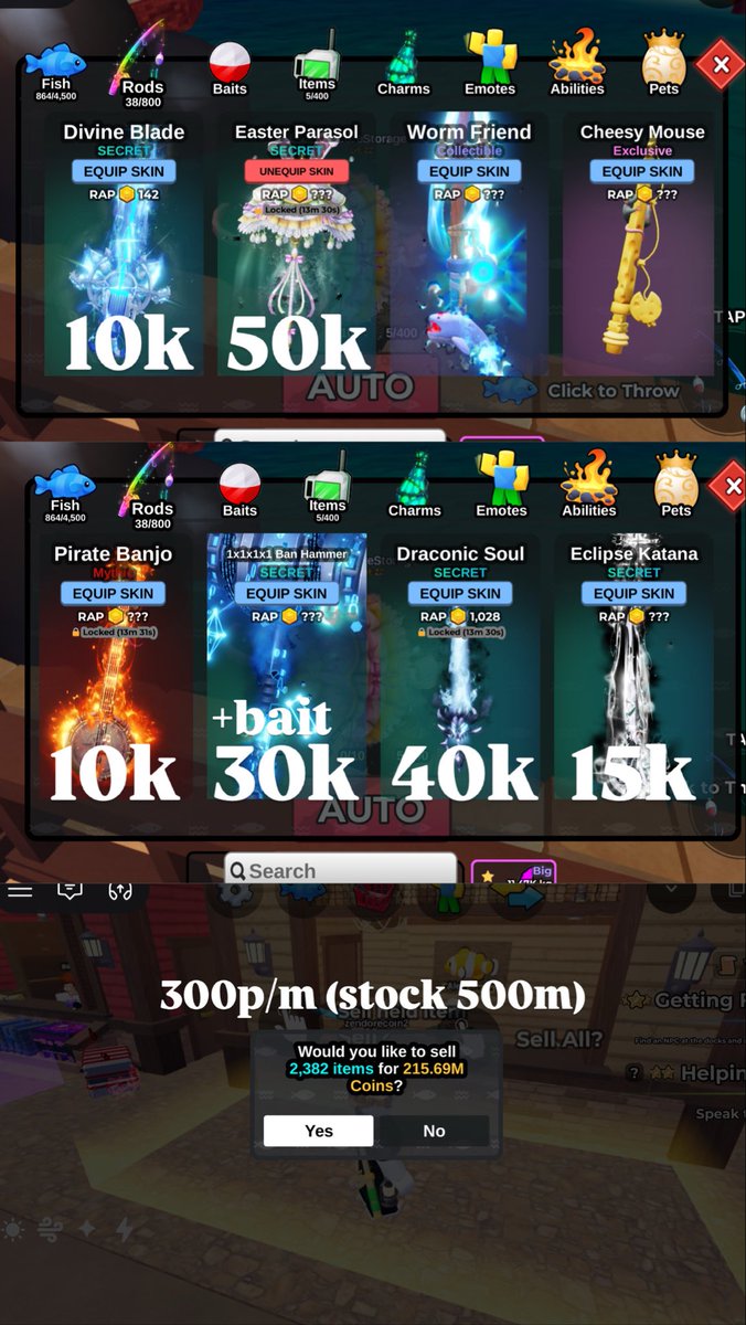 ZendoreBackup's tweet photo. WTS
>>Skin Price Cek ss
>>Koin Vmitos https://t.co/Zk9VZT1NNs