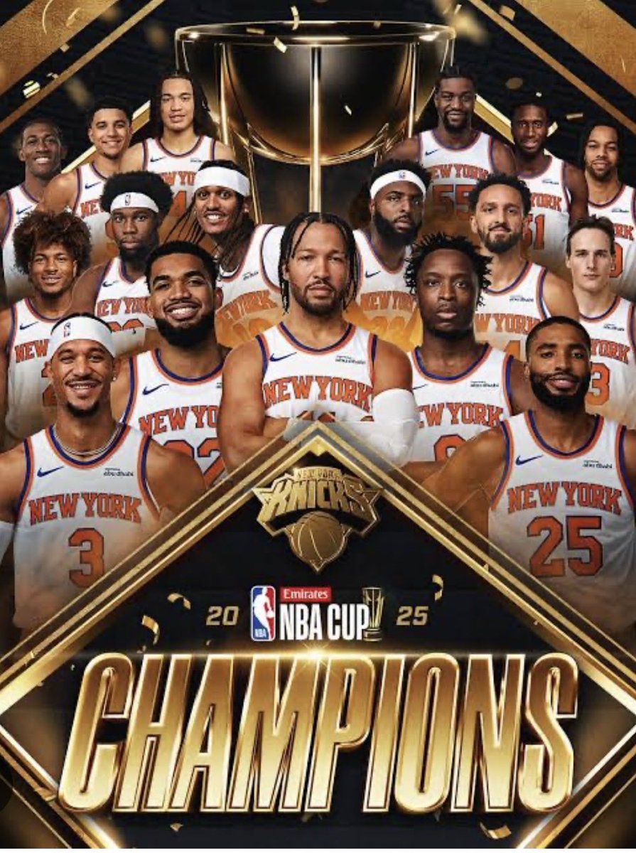 Allblackjack's tweet photo. Knicks going for the double win this season LFG #nbafinals https://t.co/XEqgmbEam1