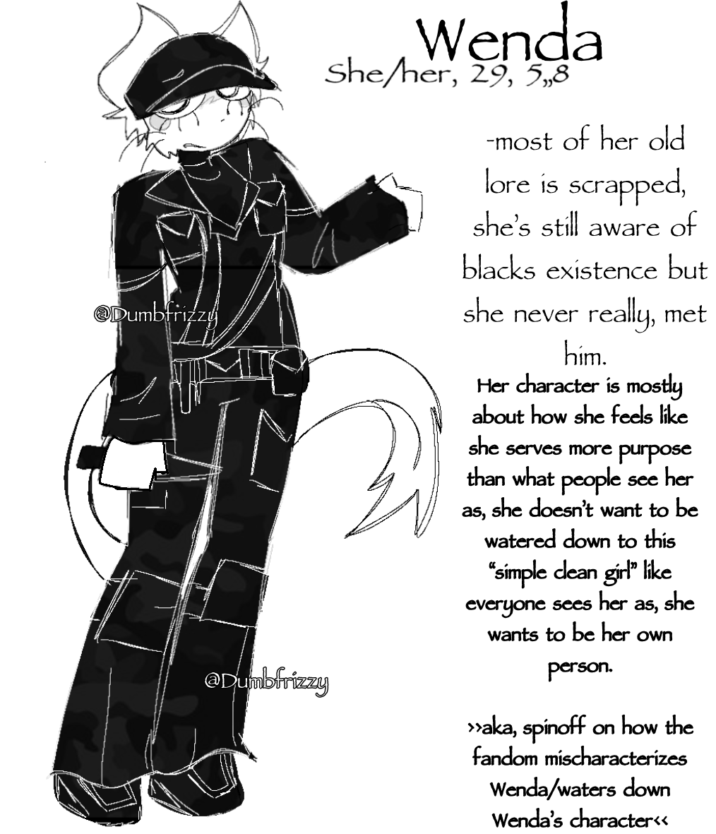 DumbFrizzyReal's tweet photo. I GAVE MY WENDA A REDESIGN🖤🖤🖤🖤 I THINK SHE LOOKS GREAT! :)🖤🖤 #sprunki #fanart #wenda #headcannon #art https://t.co/MxmjVRUoiS