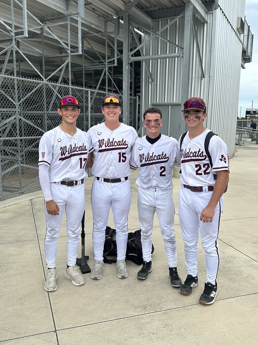 Jduke17's tweet photo. Cats move on to the State Championship game!  Playing on the last day!  Win or lose, these guys compete until the end. 

@Wyatt_Duke17 https://t.co/ULfE1rQgRS