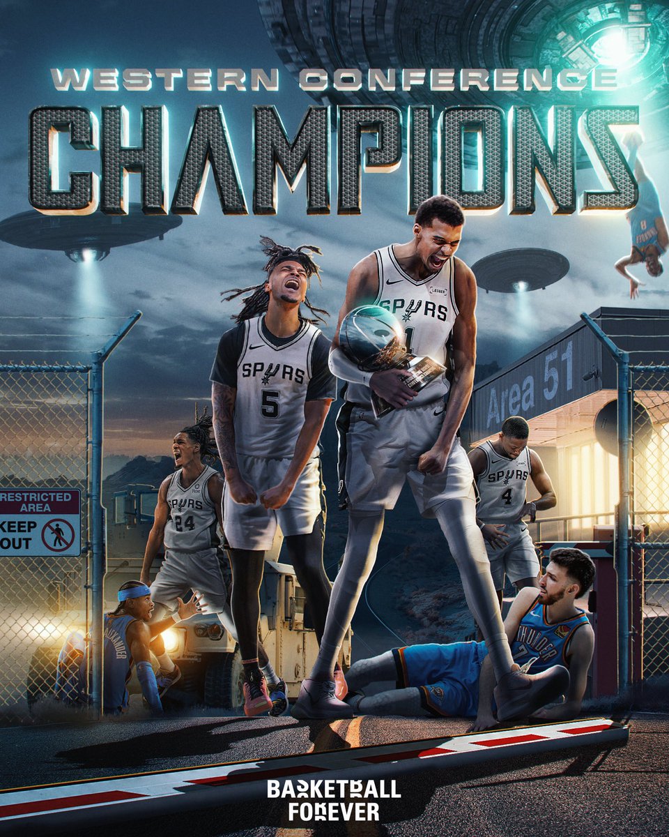 _THEPAF's tweet photo. LES SPURS BATTENT LE GÉANT OKC EN 7 ET VONT EN FINALES ! WEMBY VA EN FINALES NBA !!! 😍👽🇫🇷🇫🇷🇫🇷🔥

À seulement 22 ans et pour ses premiers playoffs NBA, c’est complètement dingue se que nous venons de vivres .. 🥹

MAINTENANT PLACE AUX FINALES NBA ! PLUS QUE 4 @wemby ! 🤩🇫🇷❤️ https://t.co/QYE9Wb3UHg