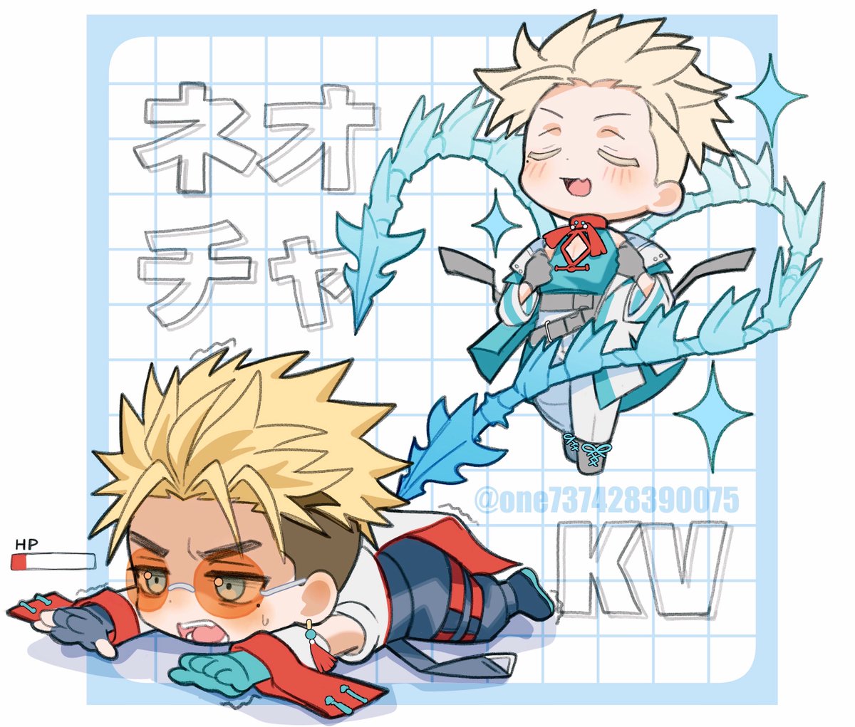 one737428390075's tweet photo. ネオチャ𝕂𝕍のらくがき https://t.co/kyClYgy7wS
