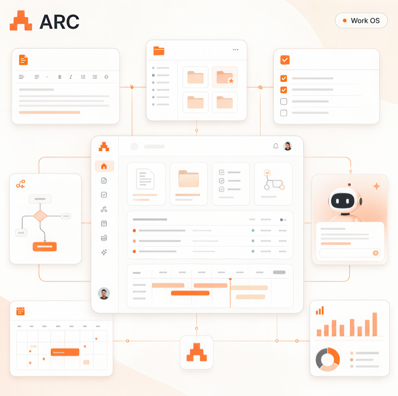Cryptking_1's tweet photo. 🚨     Work OS: ARC Terminal

One of @TheARCTERMINAL main features is their OS.

Once the tools are fully unlocked, the vision is your work in one place.

The Idea is a Work OS.

One environment where your notes, files, agents, models, workflows, receipts and more can all stay connected.

Less tabs, less scatter, less memory and production breaks.

In a traditional set up:
  Your files are in one place.
  Task and mood boards in another.
  Receipts in another.
  Calendar and schedule in another.
  Research in another.
  AI in another.

ARC is working to bring all of that into one coordinated environment.

In this environment, over time, the agent could also help coordinate around the work layer of the user.

Coordination with AI, without losing your data to AI.

One of the many visions of Arc Terminal.