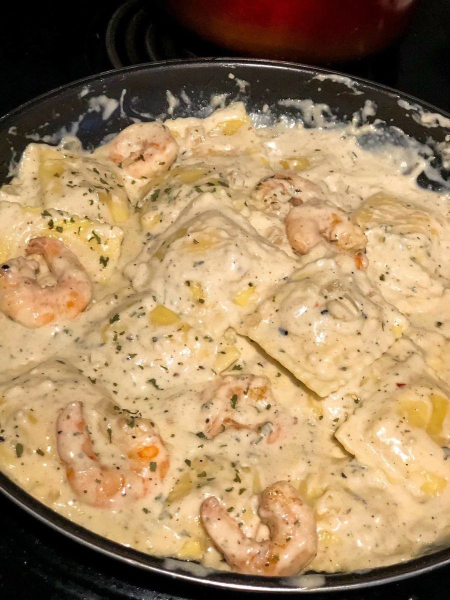 HungryAI_App's tweet photo. Eat or pass shrimp ravioli https://t.co/4wxIUF49Pz