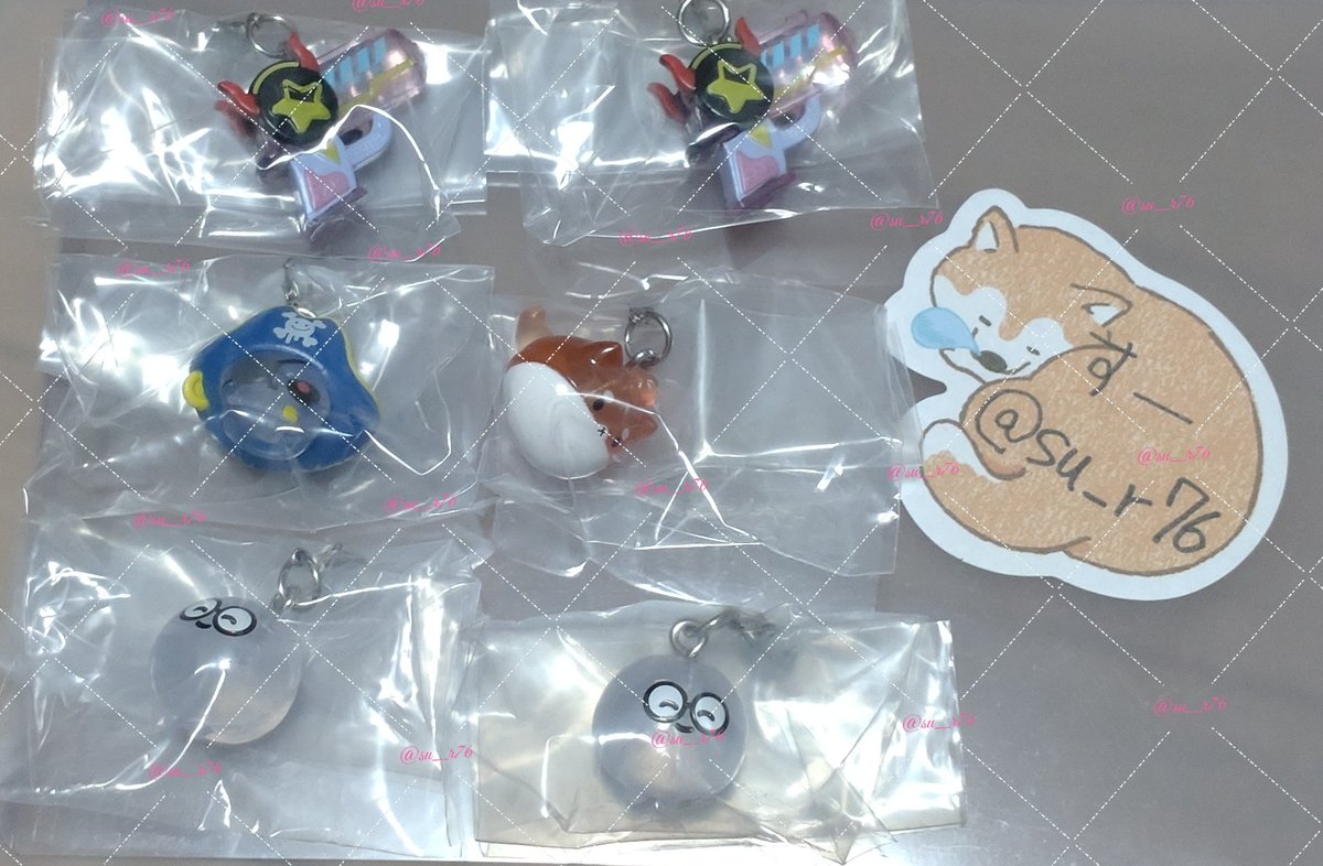 su_r76's tweet photo. 【譲渡】
CR　CRAZY RACCOON
めじるしアクセサリー
ガチャガチャ　ガチャ　ガシャポン

譲：🐹、🐕🍊、🦷、💀(画像参照)
求：定価+送料

お声掛け複数いただいた場合はまとめてお取引いただける方優先させていただきます。
お気軽にお声掛けください https://t.co/euTKVeYZLW
