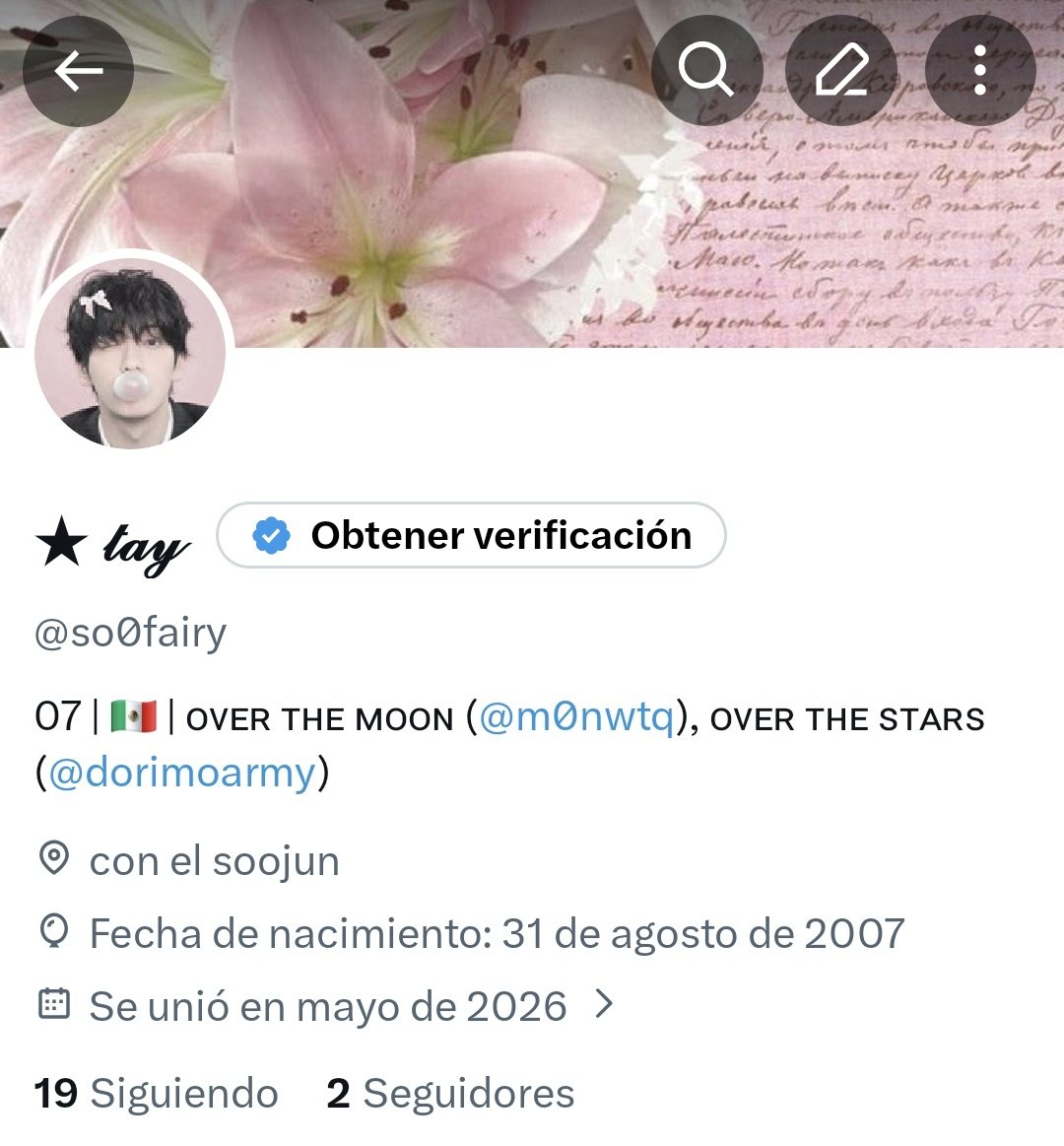 so0junie's tweet photo. Hola chicos, me voy a volver a mudar de cuenta pq al parecer Twitter me bloqueó esta por inactiva, me mudare a @so0fairy, siganme ahí porfavor ♡ https://t.co/Aq70JQZWyl