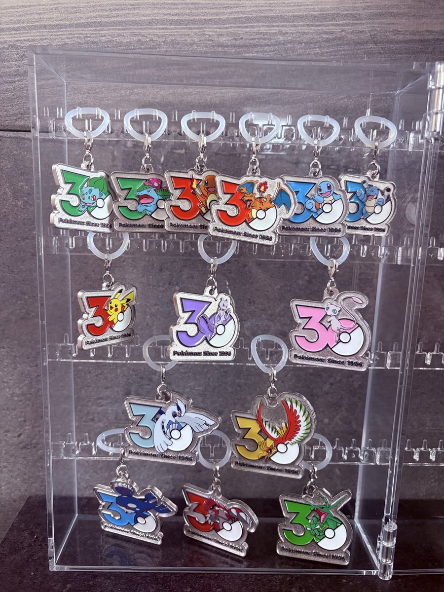 B_M_CKY's tweet photo. ポケモン30周年
メタルチャームマスコットコンプリート！！！ https://t.co/SdSbSfgtlX