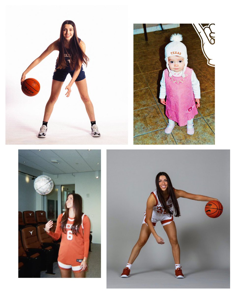 UTAustin's tweet photo. Class of 2026 #UT26: From viral sideline reactions to unmatched positivity, Texas Women’s Basketball's Sarah Graves brings passion everywhere she goes. The McCombs finance major is now turning that influence into opportunities beyond basketball. 🤘🏀

Read her full story here - https://t.co/7wjV5TNZ5G