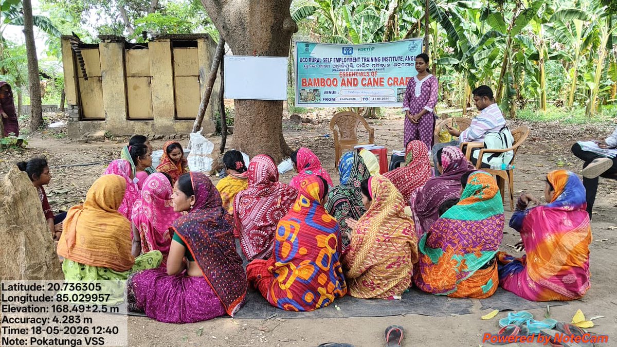 DFO_Angul's tweet photo. 🌿 Strengthening Sustainable Livelihoods through Bamboo Craft

Recently, the AJY team of the Angul Forest Division visited Pokatunga Village under the Karatpata Section of Angul Range on the final day of the Bamboo Craft Training Programme. The trainees showcased a variety of bamboo products, including pen stands, brush holders, wall hangers, bamboo trays, and other decorative items, demonstrating the skills and creativity they developed during the training.

The programme has helped enhance livelihood opportunities and promote sustainable income generation through bamboo-based handicrafts, empowering local communities with valuable skills and eco-friendly livelihoods.

#BambooCraft #SustainableLivelihoods #SkillDevelopment #RuralLivelihoods #EcoFriendly #CommunityEmpowerment #AngulForestDivision #AJY #BambooHandicrafts #VocalForLocal #GreenLivelihoods #ForestDepartment 🌿🎋✨
@CMO_Odisha @GaneshRamBJP @ForestDeptt @pccfodisha @PCCFWL_Odisha @Prem_CWLWOdisha @mission_shakti