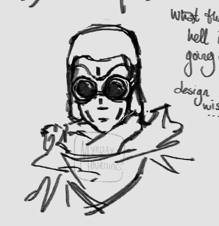 MyndayMourning's tweet photo. Cant believe drawing ur fav character over and over and over again actually improves your art #Bloodhound https://t.co/PDGD0xBrIP