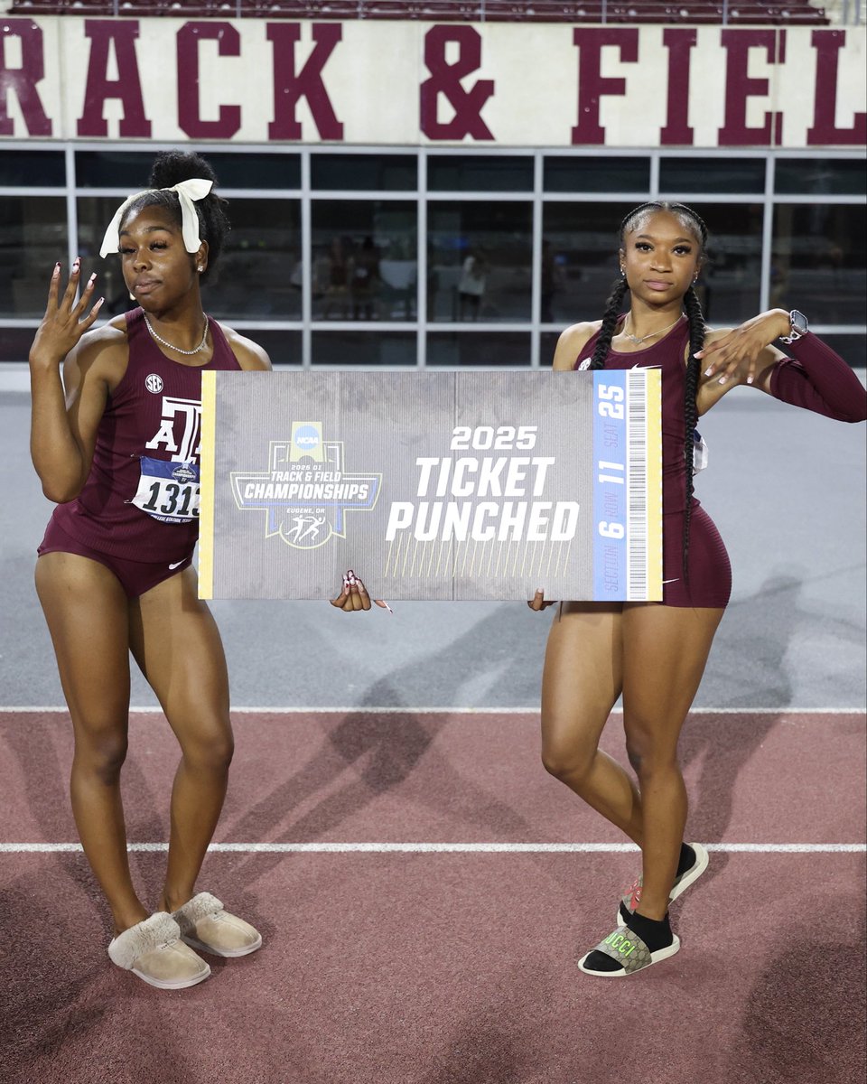 aggietfxc's tweet photo. Bringing this back, Cam and Jaz go 4️⃣-for-4️⃣ two years in a row ‼️🤯

#GigEm // #AggieTF https://t.co/bolQUUwYyP
