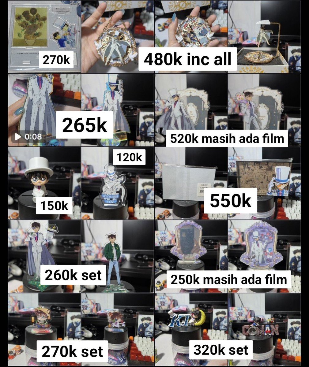 katjehchens's tweet photo. WTS Detective Conan personal collection 

- harga belum termasuk adm 🍊
- ready kamar
- cek vid condi dm aja ya.

#warungdetco #warungconan https://t.co/r5vsBa8Ud8