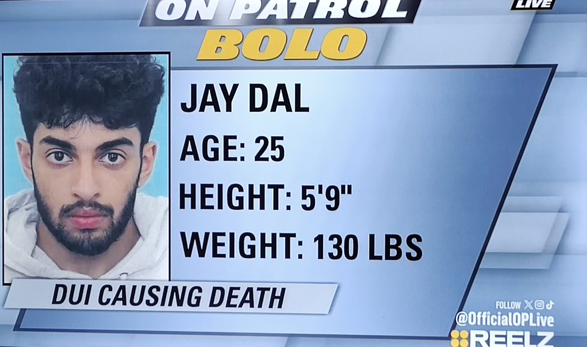 k_guarez's tweet photo. Help bring Jay Dal to justice. If you've seen Jay, or know of his whereabouts, call Daytona Beach Detective Bureau at 1-386-671-5775. #OPLive #OPNation #Reelz https://t.co/8gSVKgRLLu
