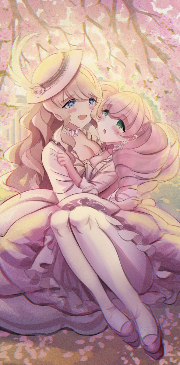 imperiumcolumn's tweet photo. 「桜の木の下で」🌸 https://t.co/iNsqFT52Zt