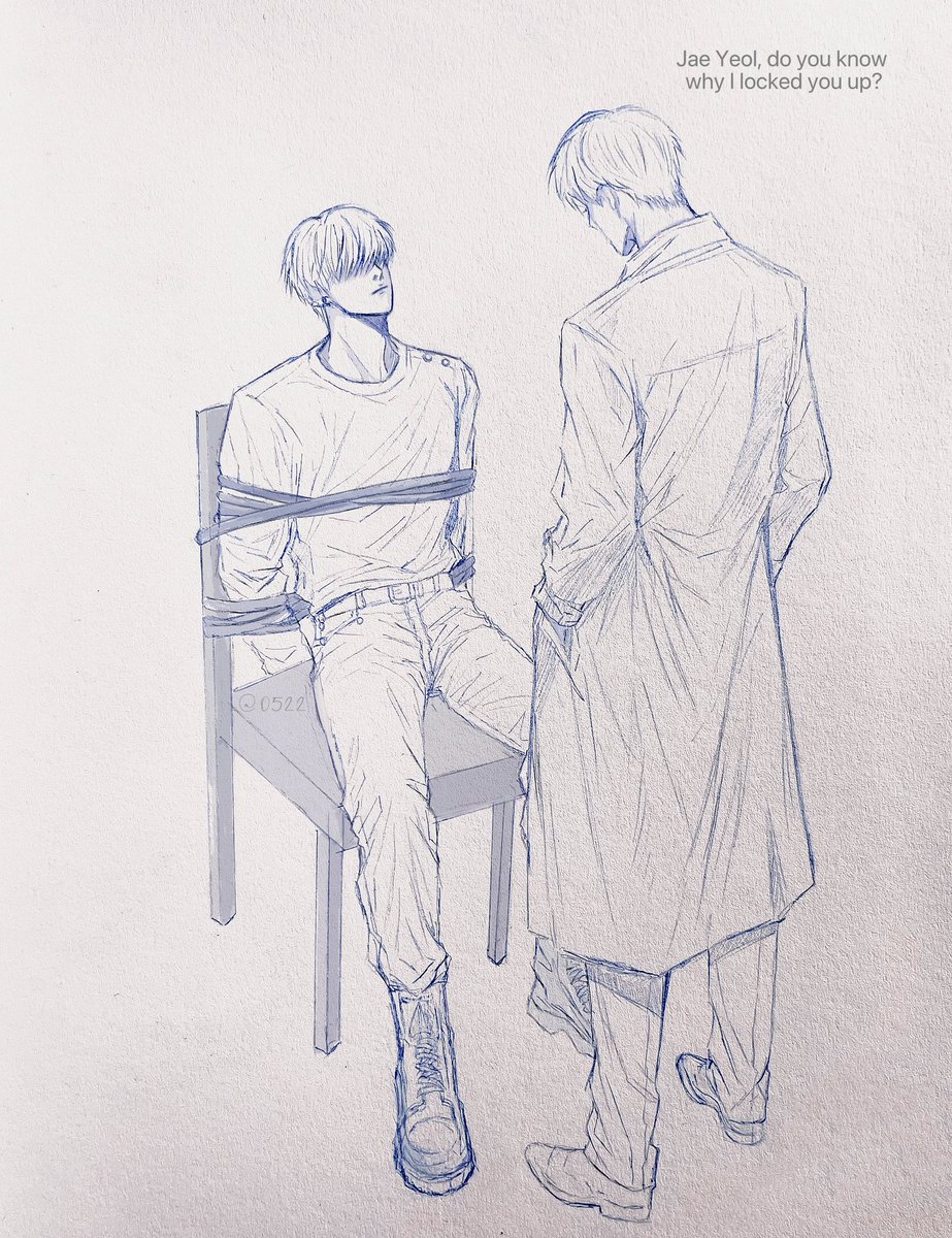 v0522i's tweet photo. Dan: Jae Yeol, cậu biết vì sao tôi giam giữ cậu lại không?
Jay: […giam giữ?…]

#fanart
#jaydan
#jayhong
#lookism https://t.co/Zq8Z1IZSFF
