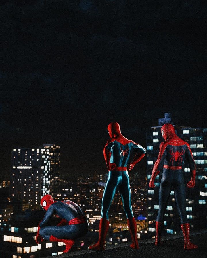 Spidertlogy's tweet photo. What a crazy night. 
.
.
.
.
.
.
.
#tomholland #andrewgarfield #tobeymaguire #peterparker #mcu #samraimi #tasm https://t.co/mK91TMcgRQ