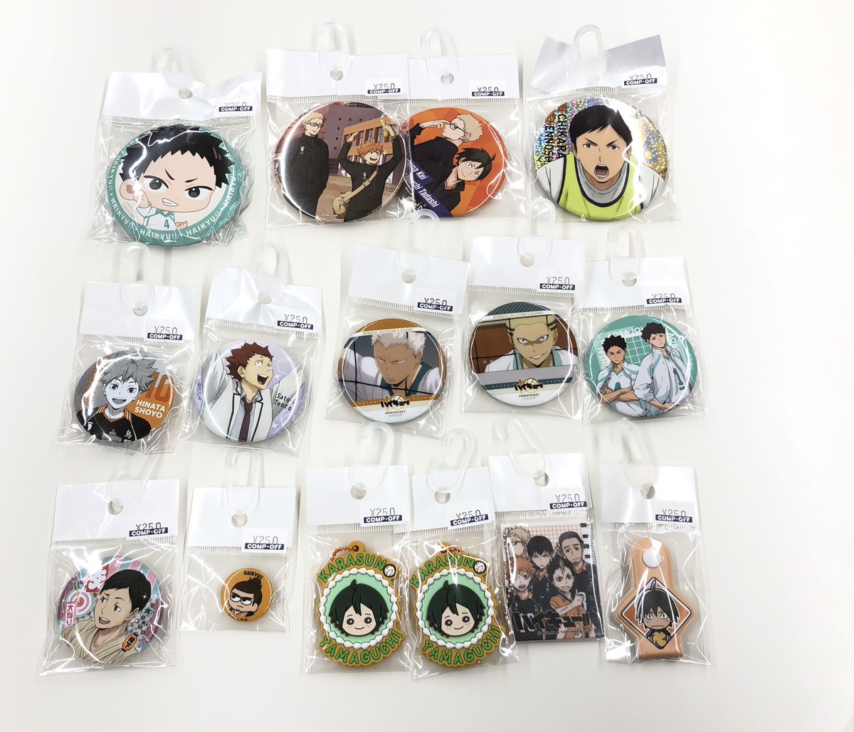 🏐入荷情報🏐 ハイキュー‼︎ アクリルスタンド、缶バッジ、ラバー