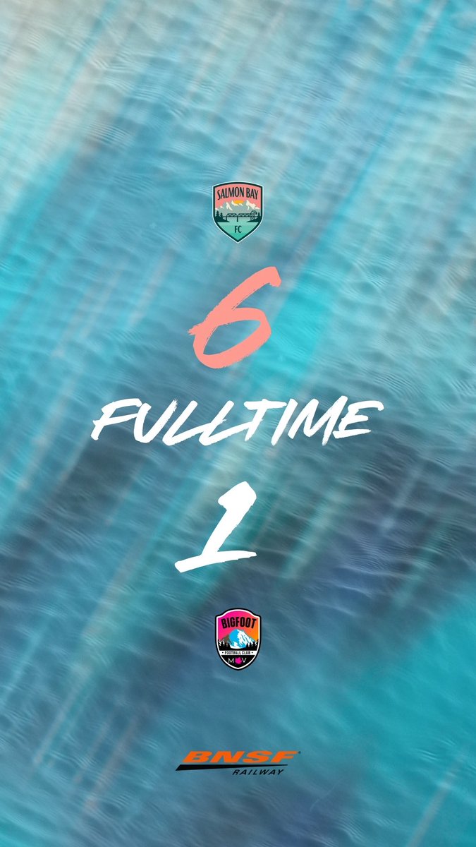 SalmonBayFC's tweet photo. 🏁 FT: Salmon Bay FC 6-1 Bigfoot FC

⚽️ 20’ Curran
⚽️ 34’ Hussen
⚽️ 49’ Menti
⚽️ 51’ Seelhoff
⚽️ 53’ Manalili
⚽️ 72’ Shell

#SalmonBayFC | #FeelTheCurrent https://t.co/rUCxGwJcUJ