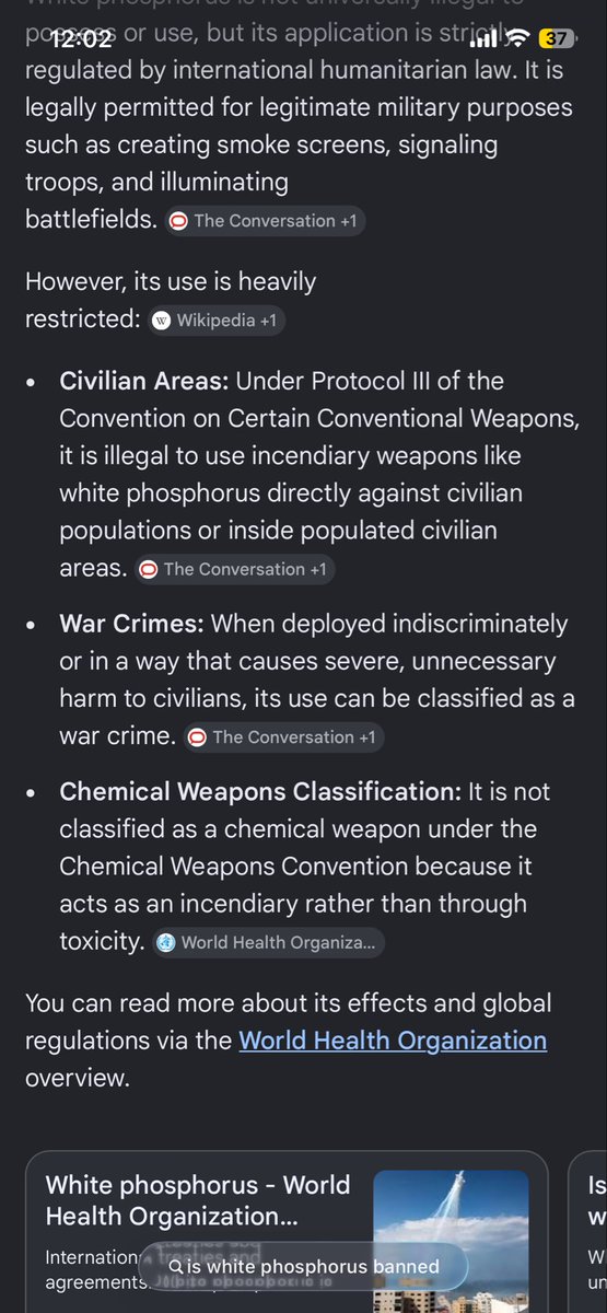 Xevioso98's tweet photo. @SamuelWait85180 @sahouraxo Deadass typed is white phosphorus banned. https://t.co/e8B64Tj6oH