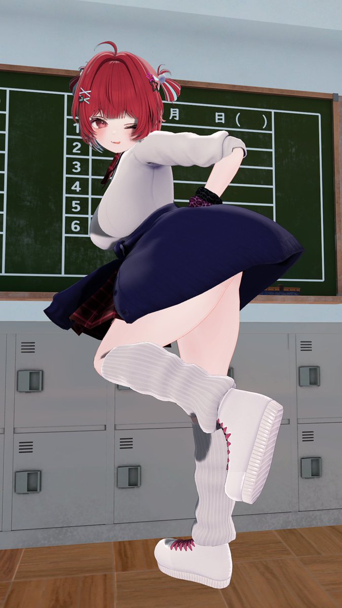 teku_vrchu25's tweet photo. プレゼント企画で頂きました『Popori bob / ぽぽりボブ』をイチゴちゃんに❣
動くたびにぴょこぴょこするおだんごがベリキュ💕な可愛いヘアでした～✨
マスクで一味違う改変も出来ちゃうから気になっている方はぜひ～！

#NEWNICHe_Studio #ichigo3d #VRChat️ https://t.co/5S1MINryos