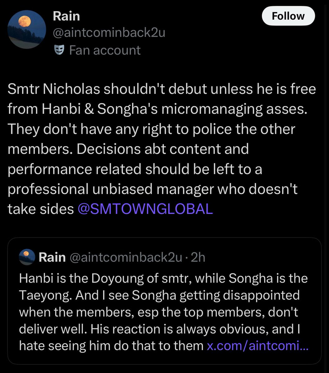 SMTR25_PROTECT's tweet photo. 🚨‼️ MASS REPORT &amp; BLOCK ‼️🚨

—This account has been detected posting hateful comments, misleading narratives and targeted harassment towards the trainees

❌ DO NOT ENGAGE

🔗 https://t.co/7hnWseya3u…

Report as:
✔️ Hate, Abuse &amp; Harassment 
✔️ Spam https://t.co/PmIpsJmvjx