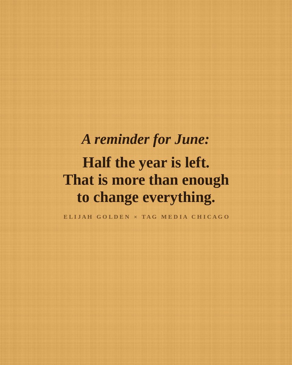 1elijahgolden's tweet photo. 💌 SHARE this with someone who’s restarting.

Six months in. Still standing. Still becoming.

The year isn’t running out, it’s handing you a second start. You’re not behind. You’re right on time. 🌿

Follow @1elijahgolden for growth mindset. 

#JuneAffirmations #MidYearReset https://t.co/NguV4tvnKl
