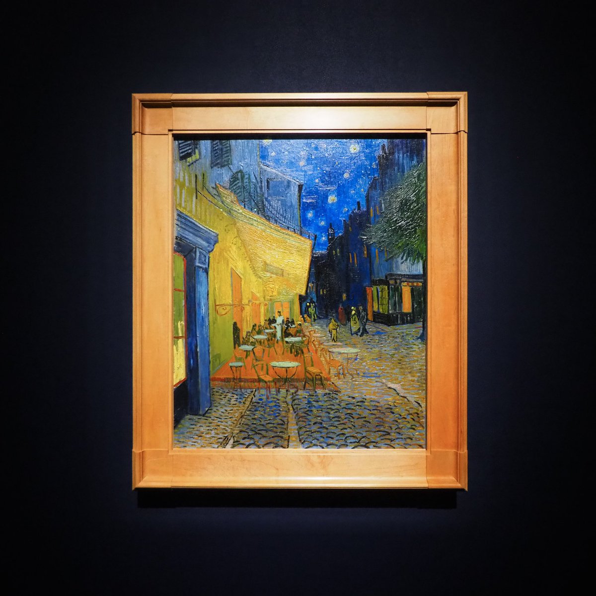 _shi0rin's tweet photo. 上野の森美術館『大ゴッホ展』🎨🌿

昨晩遅くに9時の日時指定予約取れたから、早起きして上野に。『夜のカフェテラス』を実際に見ることができてよかった🥲🫶 https://t.co/af4LKSMsYD