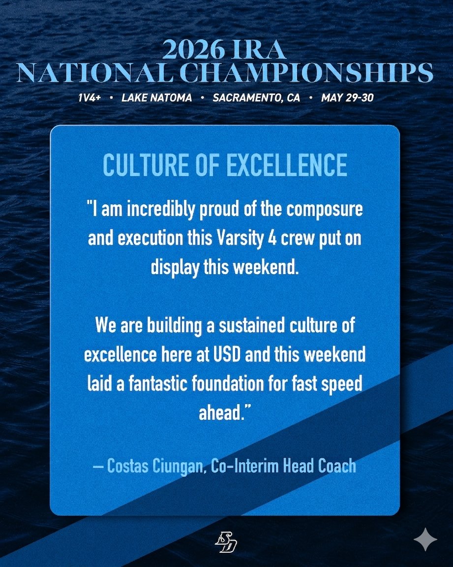 usdmrowing's tweet photo. Lots to be proud of and a sign of what's still to come 📈 

#GoToreros https://t.co/QIhFyuoeNy