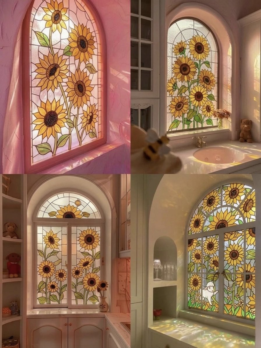 sunflowerchives's tweet photo. sunflower stained glass windows https://t.co/PCSXMmPOVB