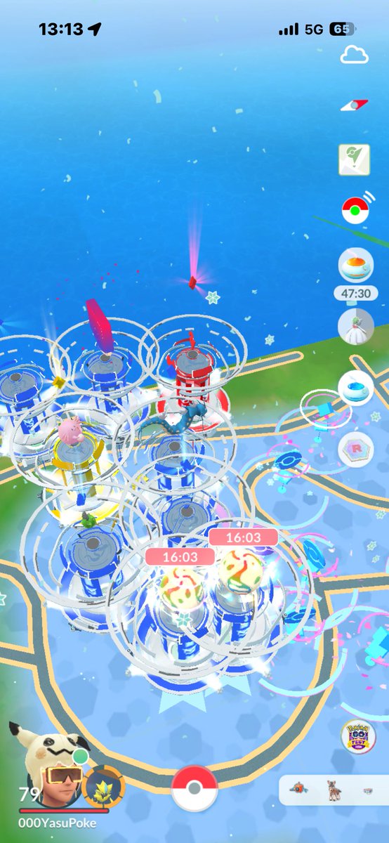 YasuPokeGO's tweet photo. チームアップゾーン
潮風公園で待ってます
メガミュウツーXY https://t.co/PEoC69cQ4X
