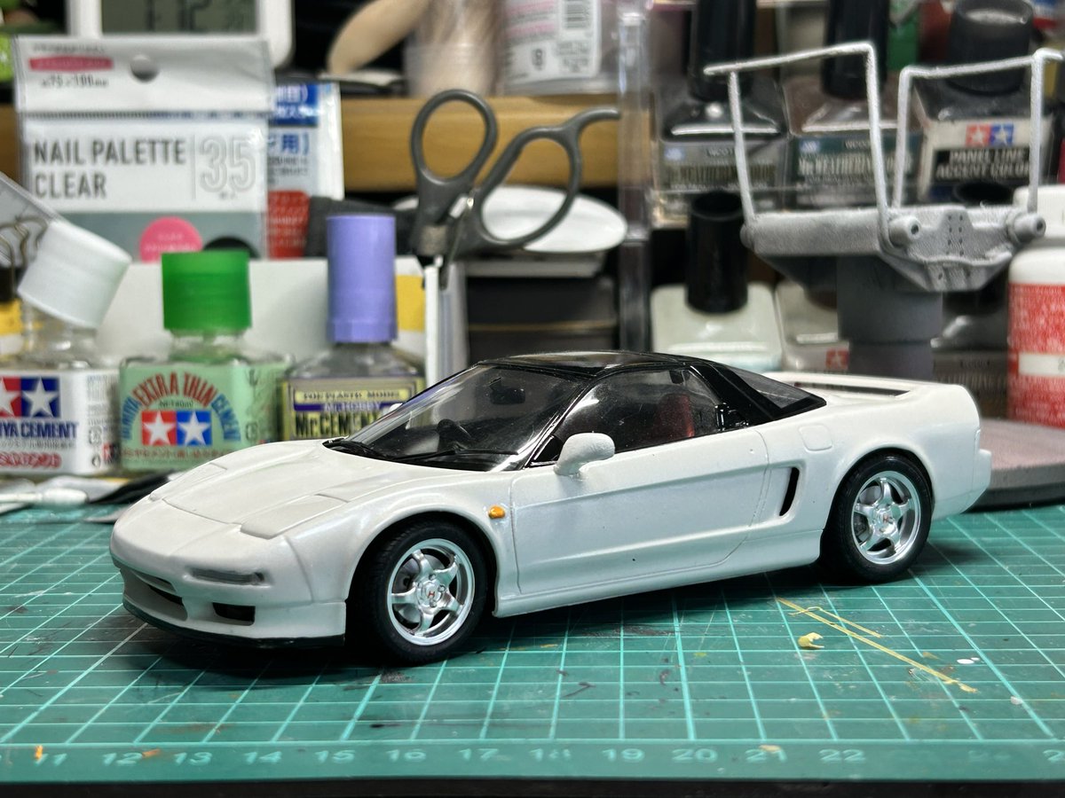 TAMIYA 1/24 HONDA NSX TYPE-R 完成とします！