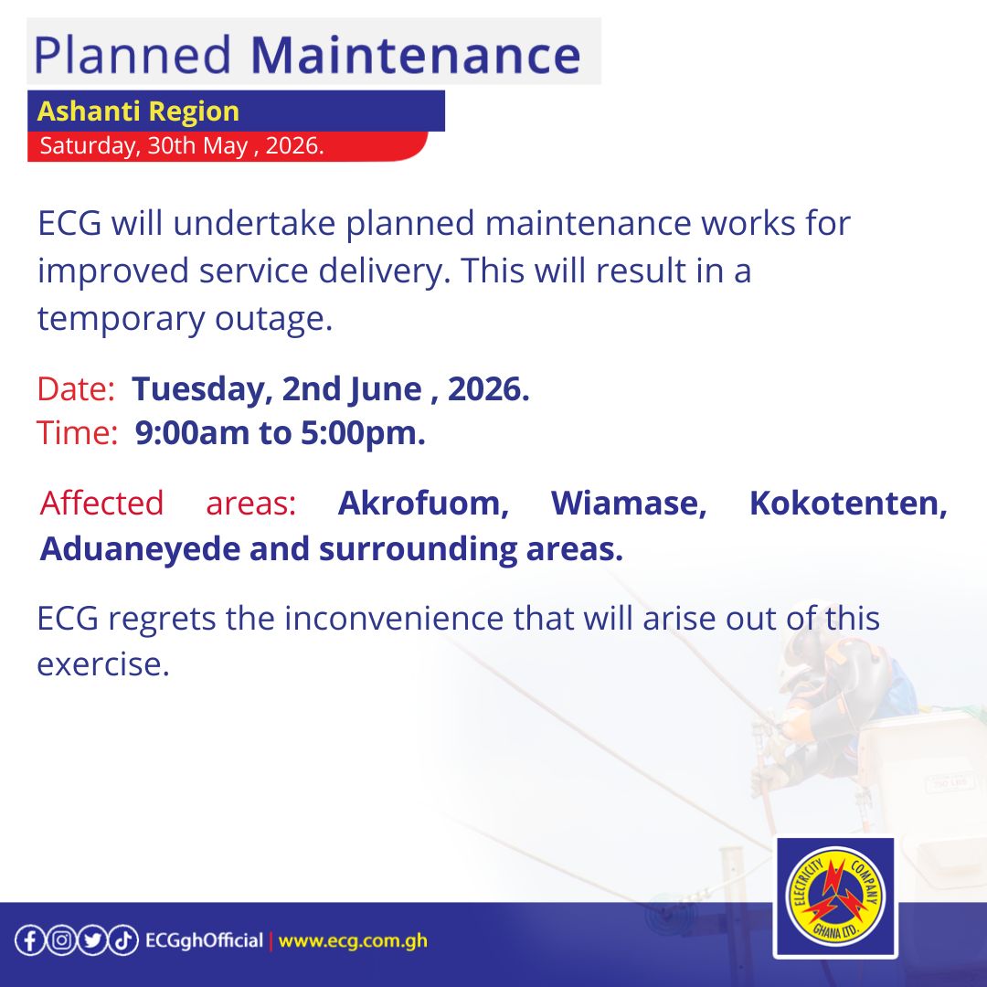 Electricity Company of Ghana Ltd tweet media