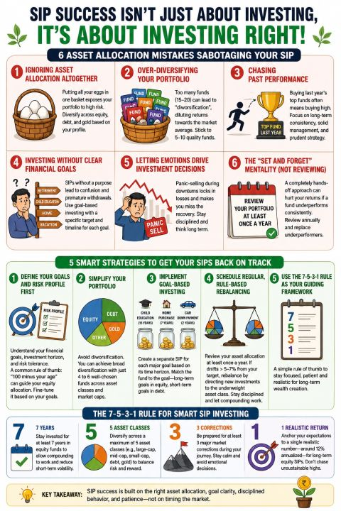 PerfectWealth_'s tweet photo. 6 Asset Allocation Mistakes sabotaging your SIP https://t.co/7IvanKDQK8