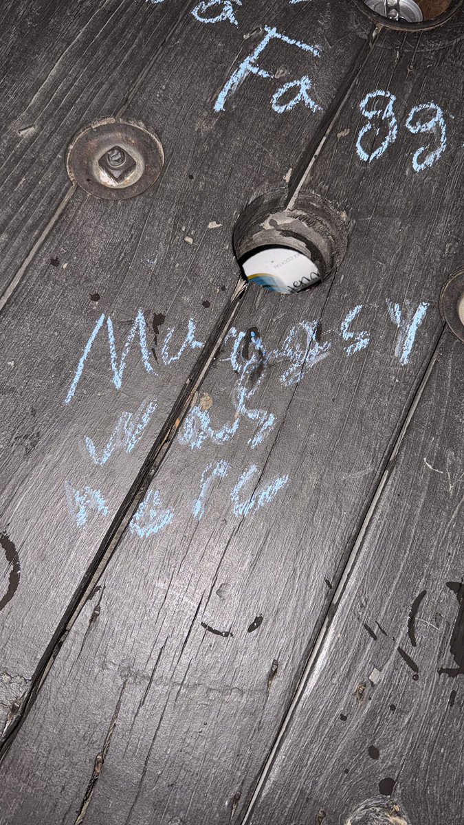 muggsy_balls's tweet photo. Muggsy was here #faggot https://t.co/F3Z018aVCR