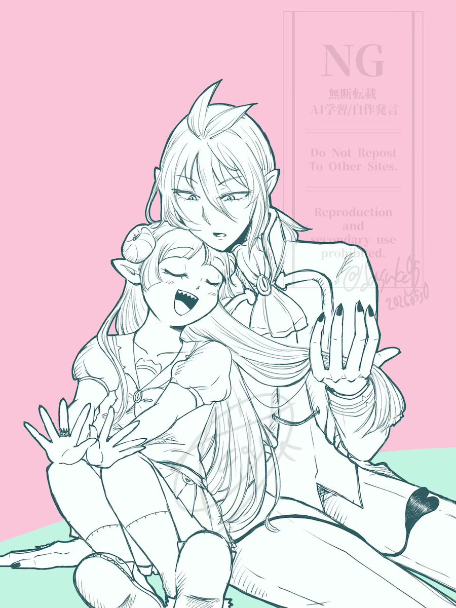 dasuke05's tweet photo. ただお喋りしているだけのアズクラ
（withリド&amp;ソイ） https://t.co/OQmSG1nEWR