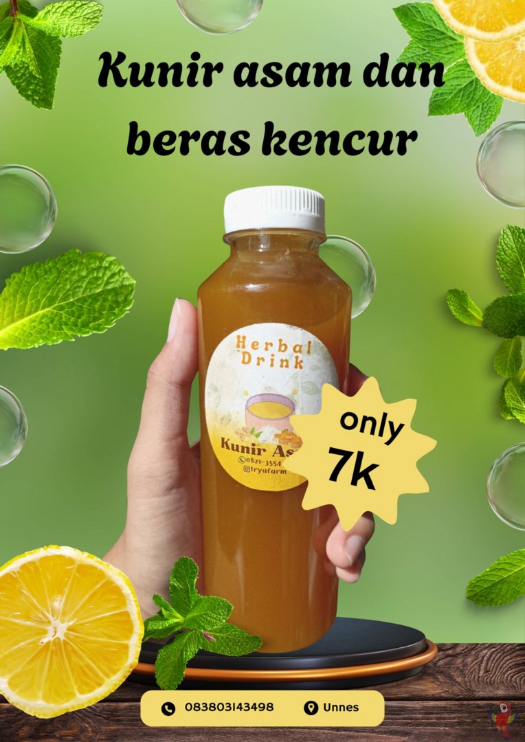 rawsainess's tweet photo. @unicefess Open PO jamu kunir asam dan beras kencur, ready senin siang, siap anter sampe depan kos yaa🤩🤩
https://t.co/xhDfJOb093 https://t.co/qk2kn4SB9j