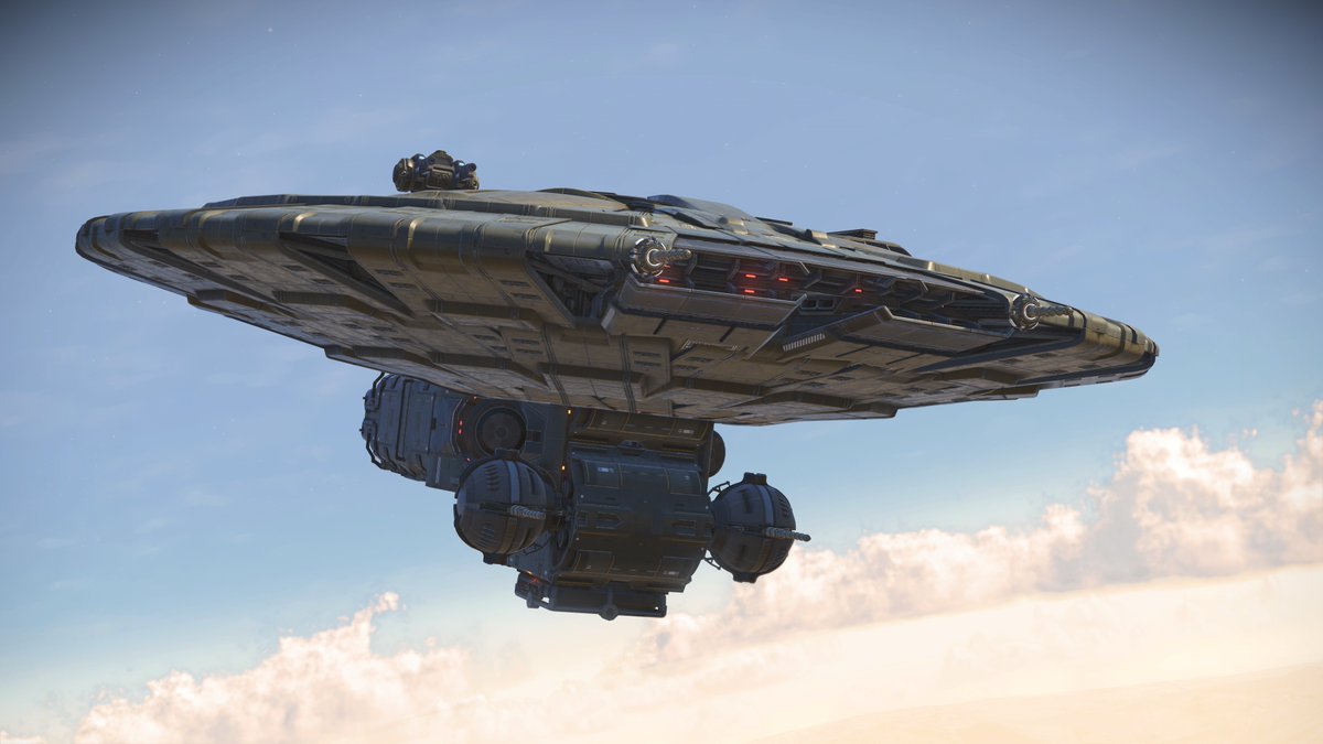mist_h8's tweet photo. NMS再現シリーズ
Star Wars ／マンダロリアンアンドグローグー
エンボの宇宙船（フレアスター級アタックシャトルの改造船「ギロチン」）
#NoMansSky
#ノーマンズスカイ https://t.co/HJKUZSaBMS