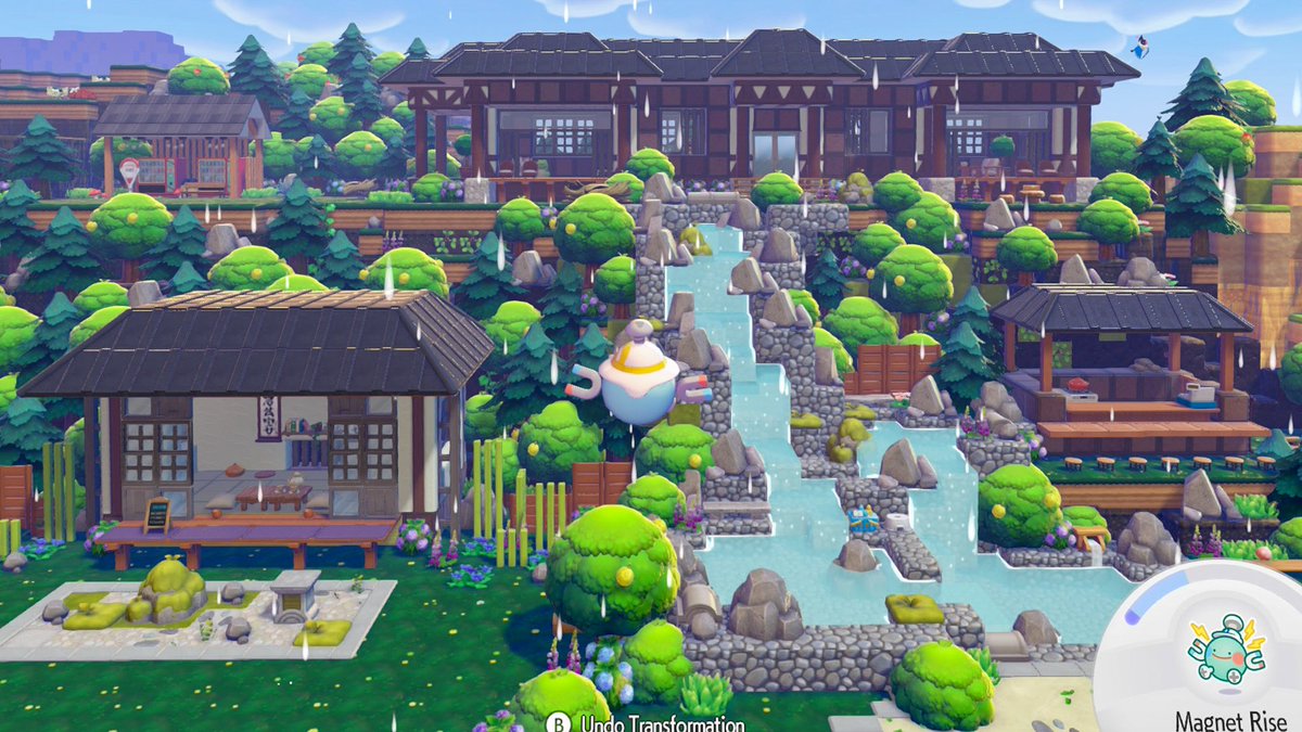 _ma_ri_ru's tweet photo. Is there a way to keep the withered flowers from blooming when it rains? 

#pokopia
#ぽこポケ  
#ぽこあポケモン https://t.co/OP318VxJg2
