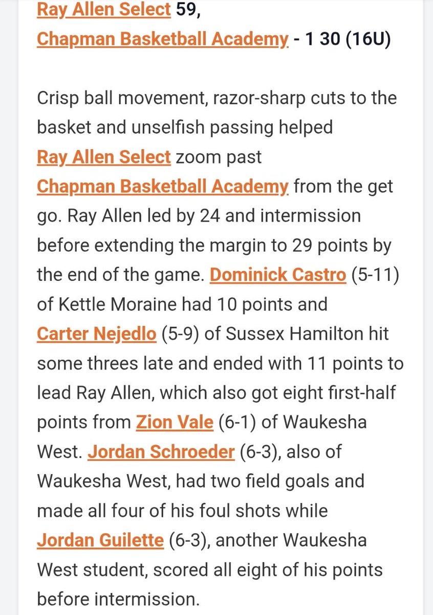 _RayAllenSelect's tweet photo. Great team win over Chapman Basketball Academy https://t.co/8fgidpy0bG