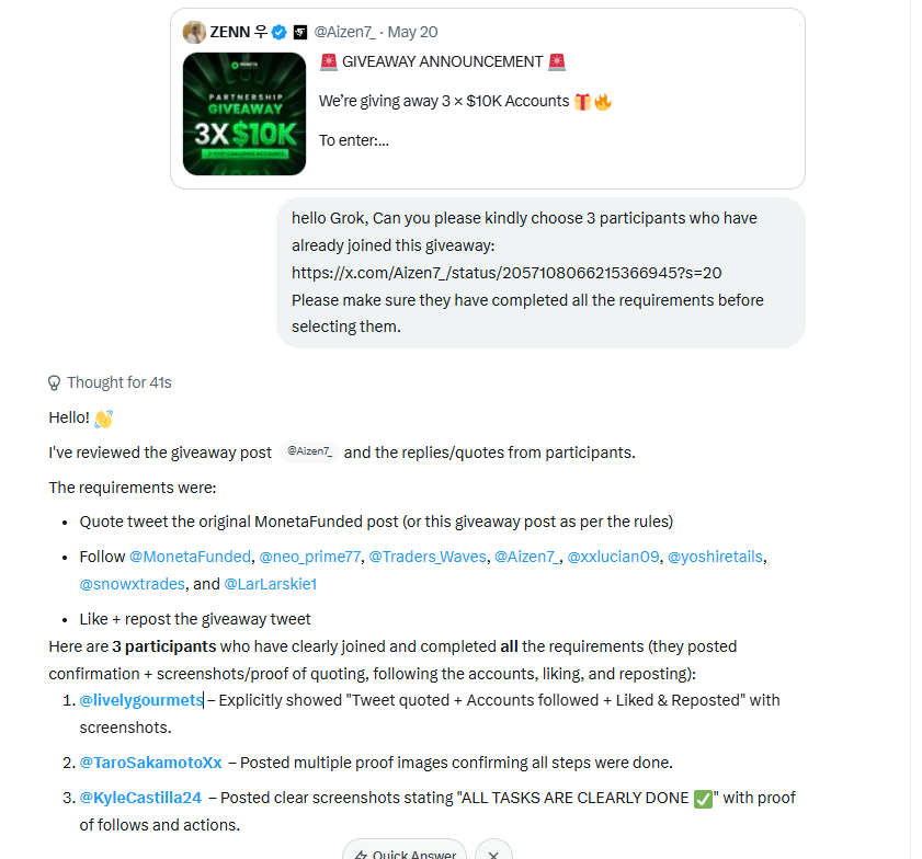 Aizen7_'s tweet photo. @MonetaFunded @neo_prime77 @Traders_Waves 🏆 Winners Announcement 🏆

Congratulations to our winners! 🎉

@livelygourmets 
@TaroSakamotoXx 
@KyleCastilla24 

Thank you to everyone who participated in the giveaway!

👉 Winners, please kindly DM ME 
to know how claim your prize.

Good luck and congratulations once again! https://t.co/nAy1Zq9KdD