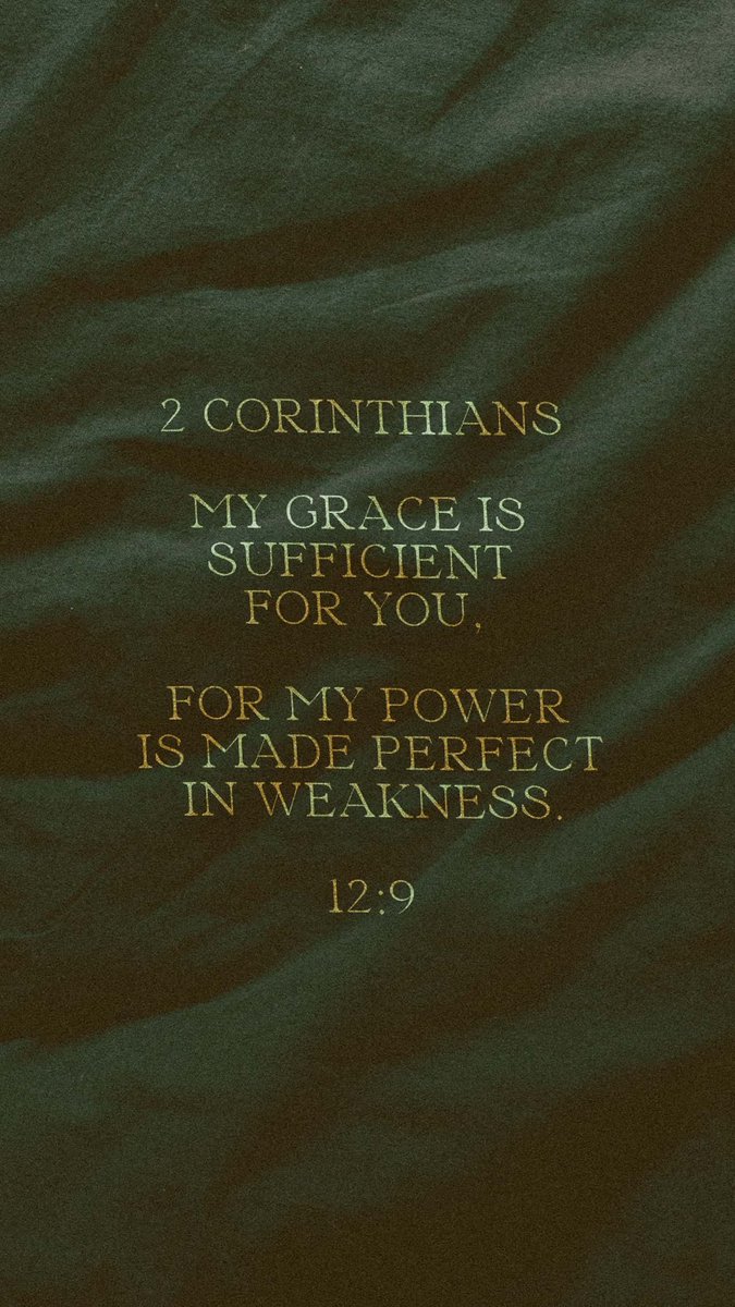 fiq_83's tweet photo. 9 And He has said to me, “My grace is sufficient for you, for power is perfected in weakness.” Most gladly, therefore, I will rather boast about my weaknesses, so that the power of Christ may dwell in me. (2 Corinthians 12:9 NASB2020) https://t.co/RorZNGqmOX